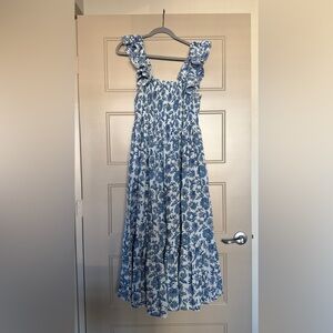 Olympia Dress by Mille Size XL Blue Floral